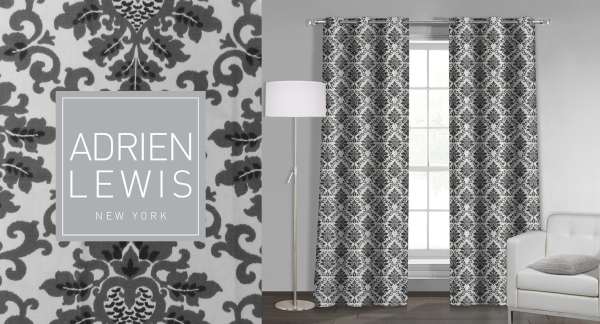 Adrien Lewis - Bodan Printed Cotton Canvas Grommet Panel