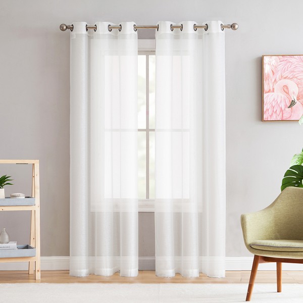 Lily - 2pk Panels 38x84 White