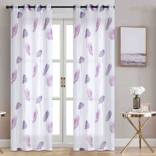 Lauren Taylor - Eleanor 2 Pack Panneaux à Grommets Transparents