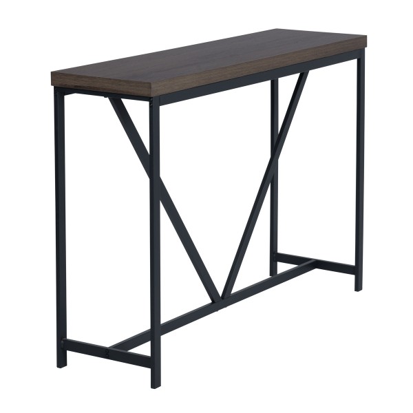 Hemphill - Table console avec cadre en métal