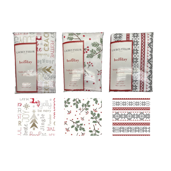 Xmas 20plastic Tablecloths R60