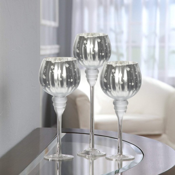 Lauren Taylor- Ensemble de 3 chandeliers en verre