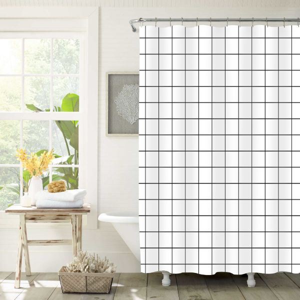 Ensemble de salle de bain imprimé 14 pièces | Motifs assortis