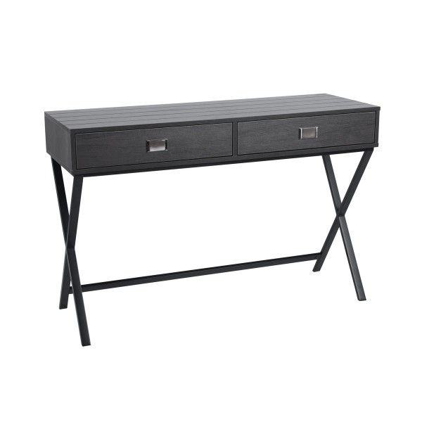 Computer Office Desk Ihorst Grey With Metal Frame