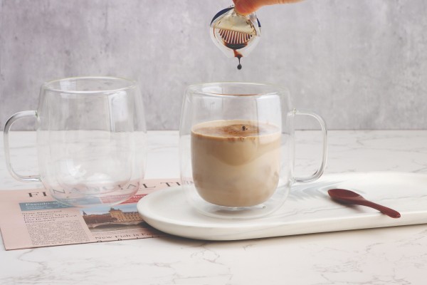 A La Cuisine - 2 tasses à café double paroi 465ml