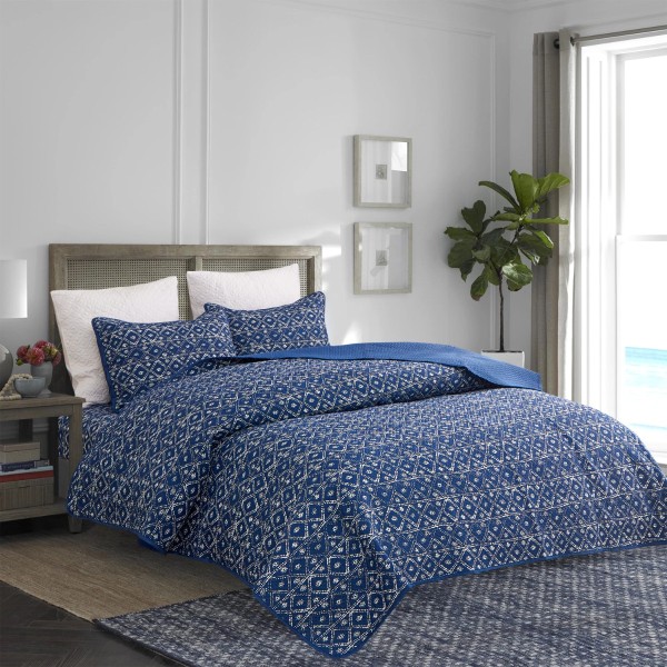 Ensemble de draps en microfibre Indigo