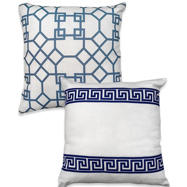 Lauren Taylor - Coussins en faux lin Athena