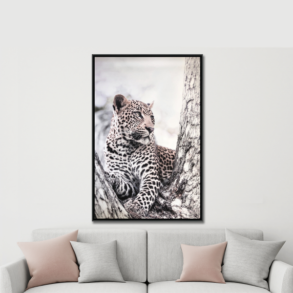 Jaguar Canvas Framed 75x115