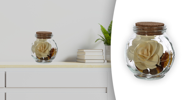 Decorative Floral Jar