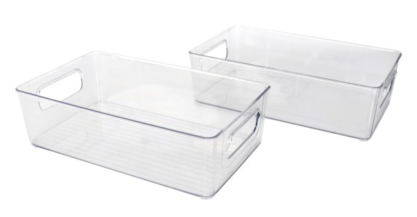 A LA CUISINE-2Pcs Fridge Storage Bin Set