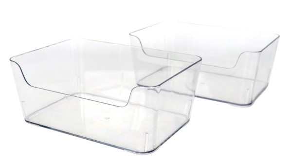 2Pcs Fridge Storage Bin Set