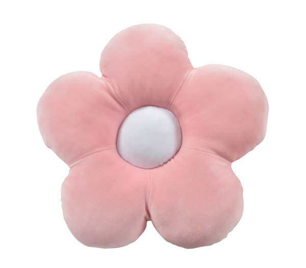 Kids Plush Cushion | Pink Flower