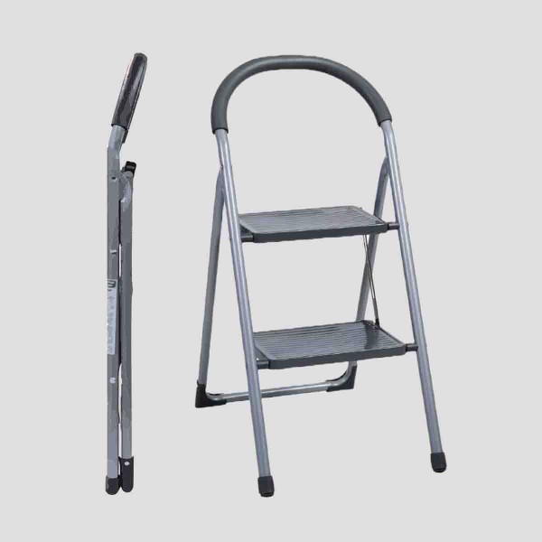 STUDIO 707 - 2-Step Metal Folding Step Stool