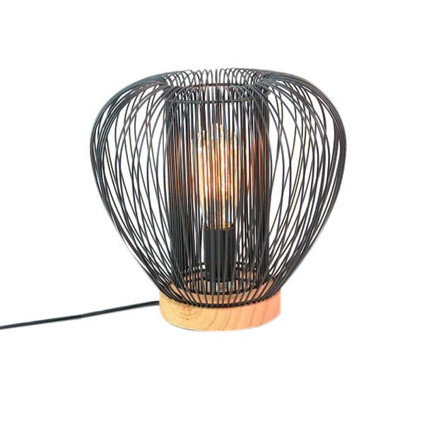 Lamp Curved Wire With Bulb