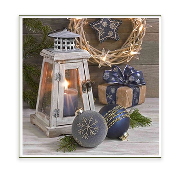 Xmas Canvas 45x45 Lantern Canvas