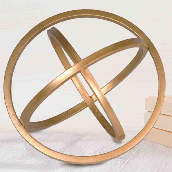 Large Gold Orb 9in
