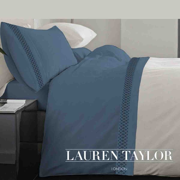 LASER CUT HEM MICROFIBER SHEET SET