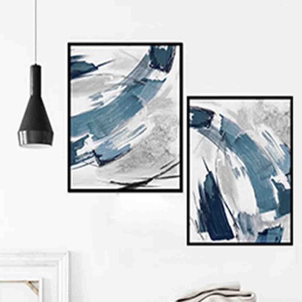 Lauren Taylor-2PK paper print 40x50 abstract asst wall art