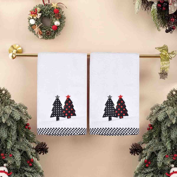 Lauren Taylor- Christmas 2PK Serviettes de toilette