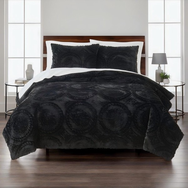 Lauren Taylor- PV Fur 3 PCS Comforter Set