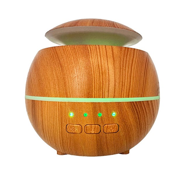 Lauren Taylor- Diffuseur USB rond en bois d'une capacité de 120 ml
