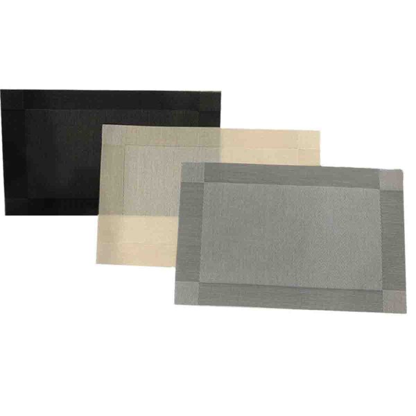Lauren Taylor - 4 PK Textilene Border Placemats