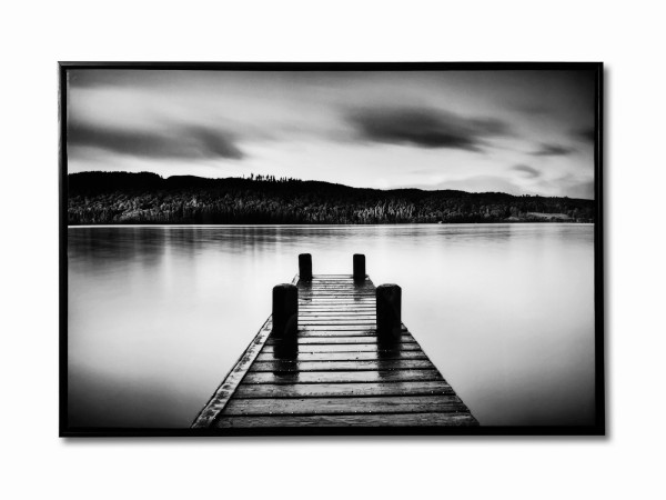 Lauren Taylor - Abstract Canvas Print Lake Scene 60x90