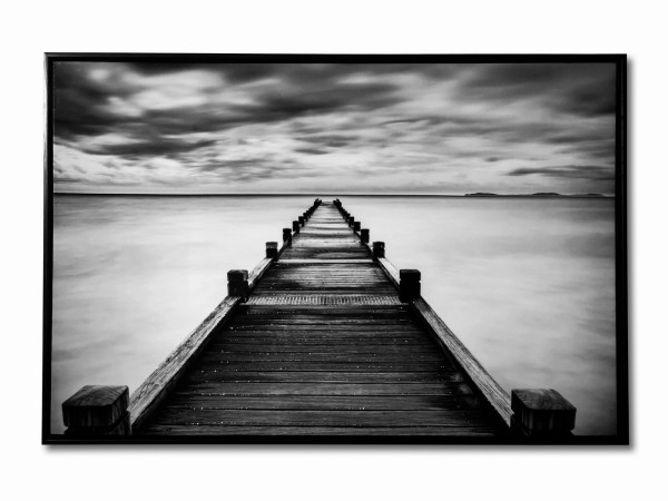 Lauren Taylor - Abstract Canvas Print Lake Scene 60x90