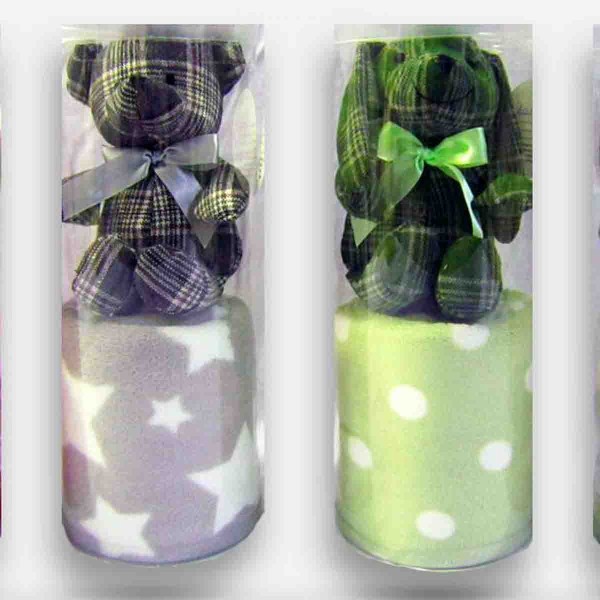 LAUREN TAYLOR - ASST SEASONAL TOY AND THROW MICRO-FLEECE