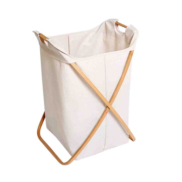 Panier en osier blanc 40x30x24cm