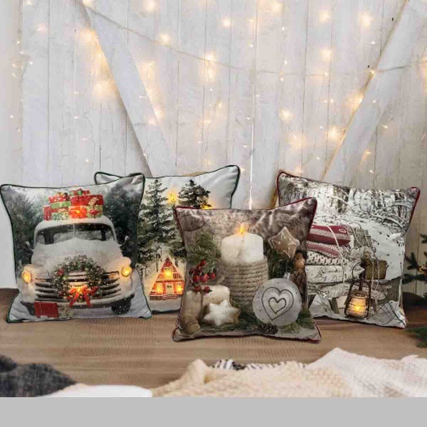 Lauren Taylor - LED Christmas Cushions
