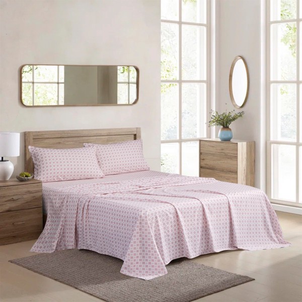 Lauren Taylor - Ensemble de draps imprimés super doux assortis