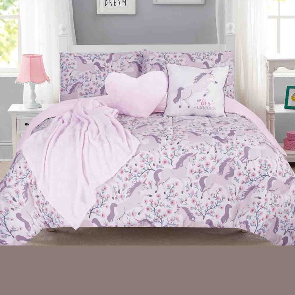 Lauren Taylor -BCBG UNICORN Girls Comforter Set