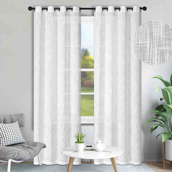 Lauren Taylor -TIARA 2 PK Textured Linen Panels