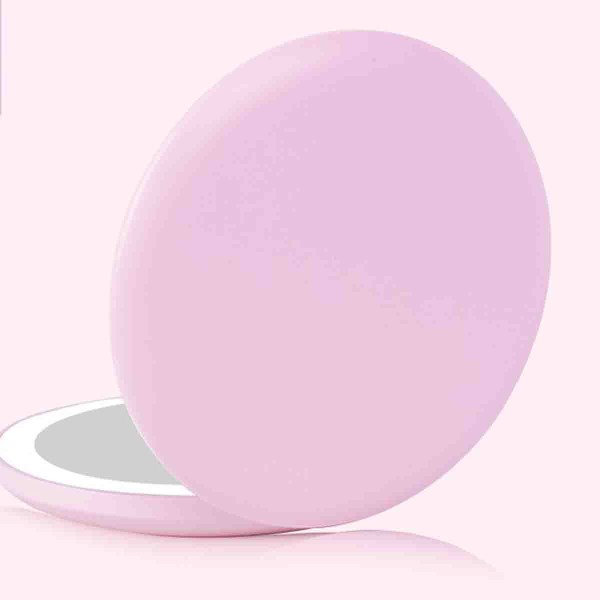 Miroir cosmétique DEL / grossissement 2 fois / rechargeable