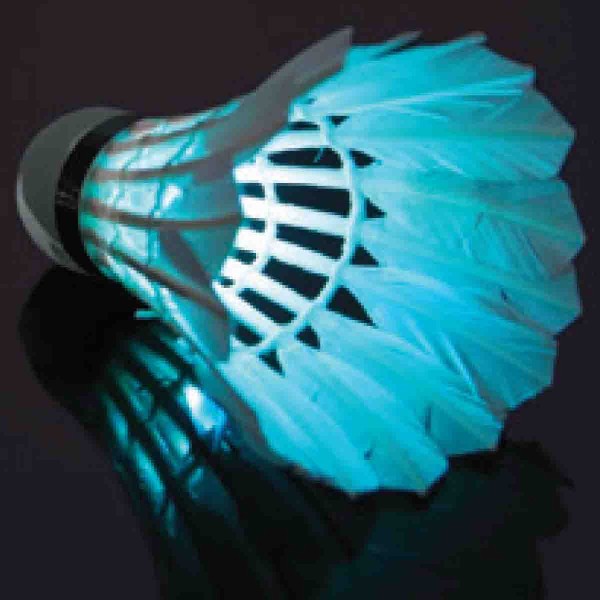 Jeu de badminton avec lumières LED Birdie