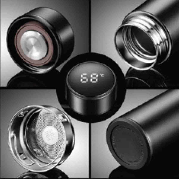 Led Temperature 500ml Vacuum Bottle