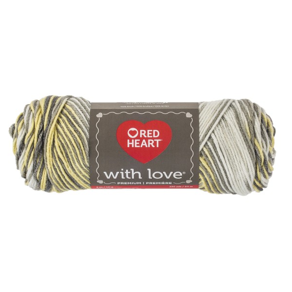 Red Heart With Love 198g Lemon Drop