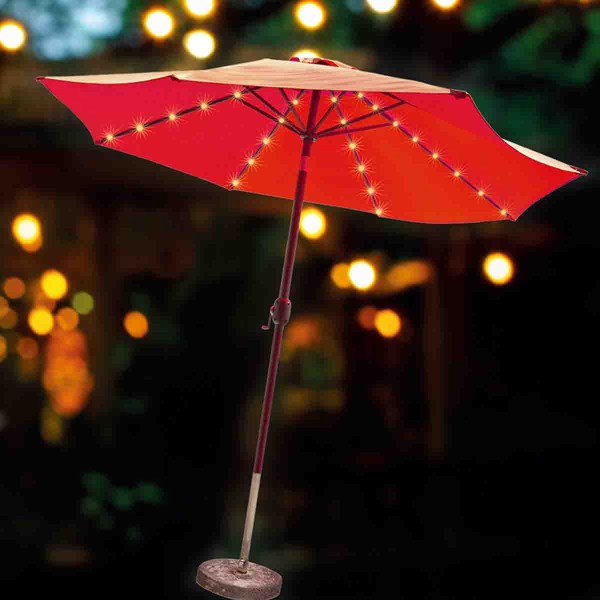 Lauren Taylor - Lampe-parasol solaire à LED