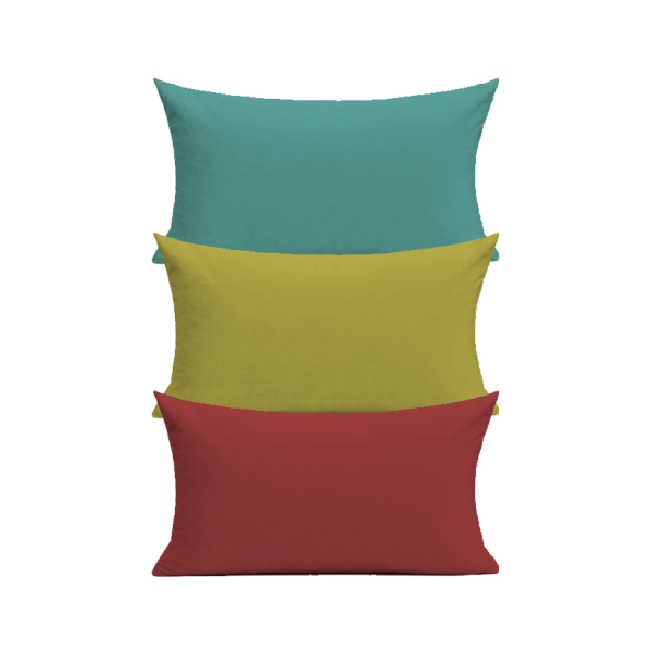 Layla-Coussin Velours Fermeture Invisible