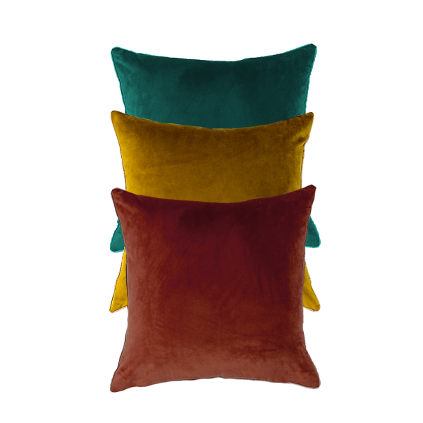 Layla- Velvet Cushion 18x18 Invisible Zipper