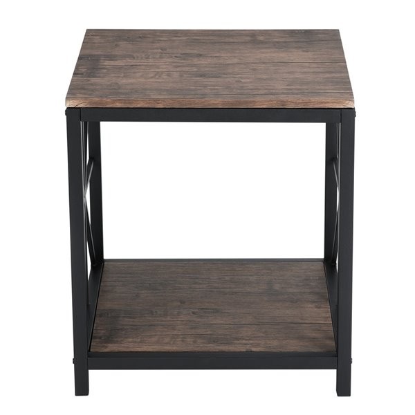 Maeve - Table de bout avec structure en métal