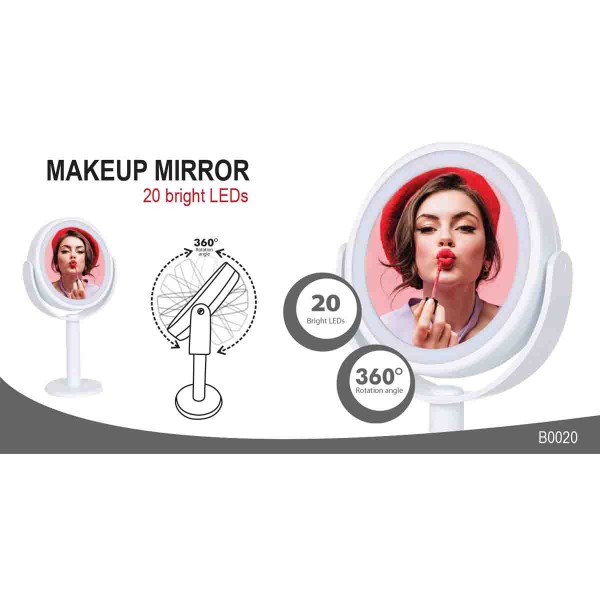 Le Spa - Miroir de maquillage 20 Led Light