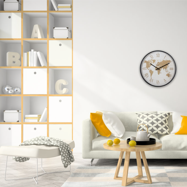 World Map Clock 21