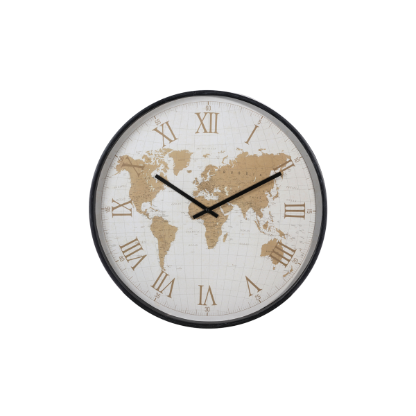 World Map Clock 21