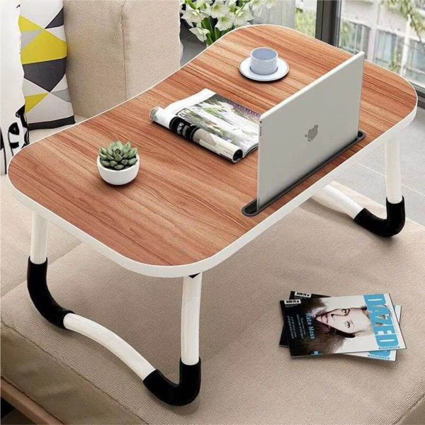 Laptop Folding Tray Table Maple 60x40x28