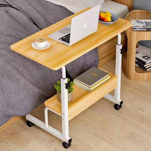 Table pour ordinateur portable réglable en hauteur avec tablette