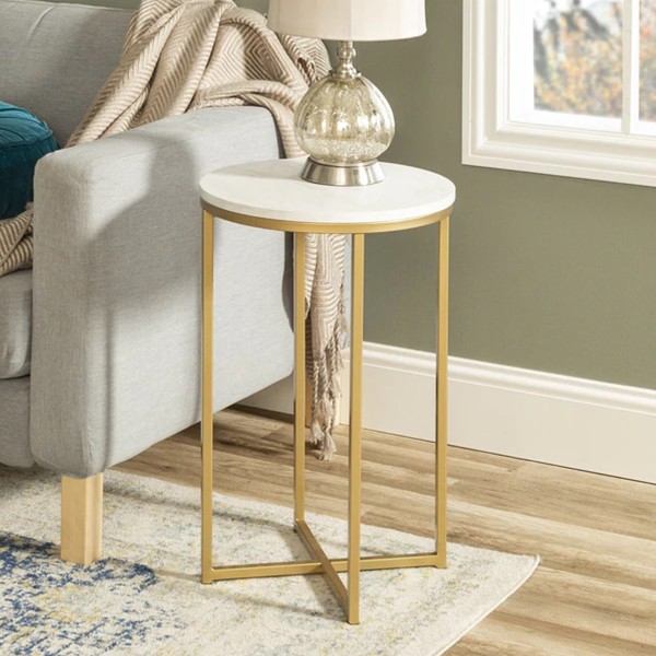 Alissa -Round Side Table
