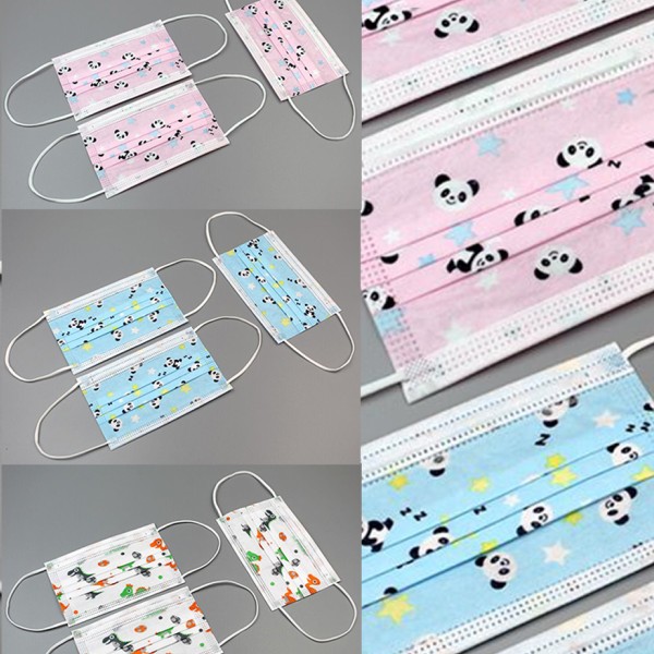 Kids Facemask 50pk Disposable W/earloop