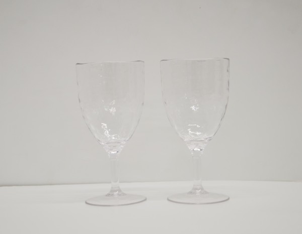 Hammered - Acrylic Goblet - Set of 2